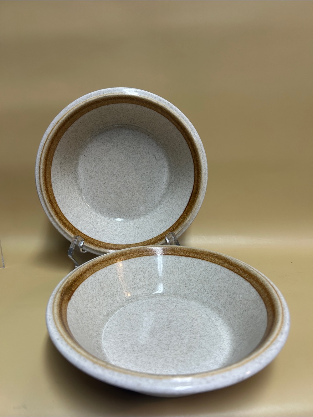 1970's Mikasa Stone Manor F5800 Dinnerware 2 pcs